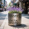 蚌埠不銹鋼圓形花箱_蚌埠不銹鋼花箱__蚌埠新躍勝金屬制品